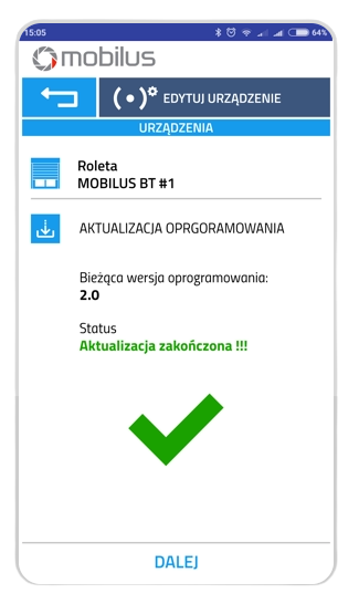 Silnik do rolet z Bluetooth